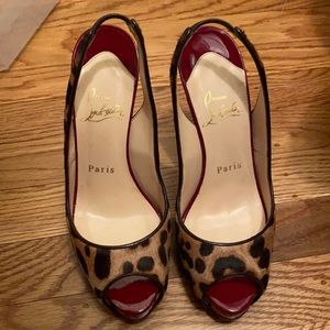 Real Pony Hair Christian Louboutin Heels
